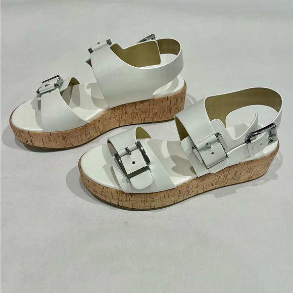Michael Kors Colby Cork Platform Sandals Size 9 - Picture 6 of 8